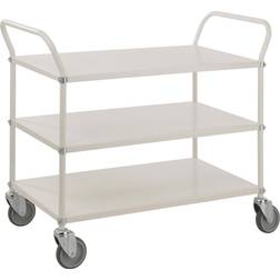 Konga Mekaniska mek COLOR III serving trolley, 3 shelves, white