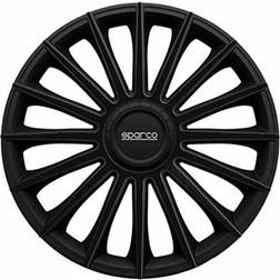 Sparco Hjulkapsler 14-tommer 4stk Black