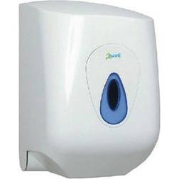 2Work Lockable Centrefeed Hand Towel Dispenser White CT34038 CT34038