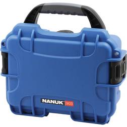 Nanuk 903-1008 903 Case w/Foam, 9.1"L x 6.8"W x 3.8"H, Blue