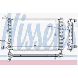 Nissens 60299 radiator, motorkylning