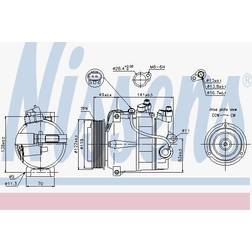 Valeo 813137 kompressor, luftkonditionering