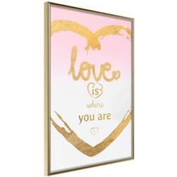 Artgeist Affisch Love Is Where You Are Poster