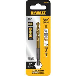 Dewalt 7/32-in 3-1/8-in Titanium Nitride Coated Hss Twist Drill Bit DD5114