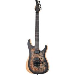 Schecter Guitar Research Reaper-6 Fr Electric Guitar Charcoal Burst