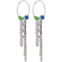 Pilgrim Fiorella Earrings - Silver/Pearls