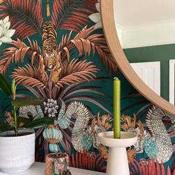 Belgravia Belgravia Decor Wilson Tiger Green Wallpaper