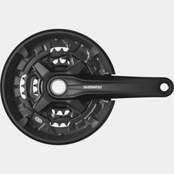 Shimano Crankset 9-Speed Black w/o CG