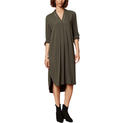 Mint Velvet V-Neck Midi Dress