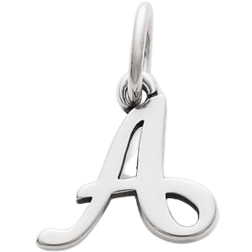 James Avery Script Initial Charm A to Z - Silver