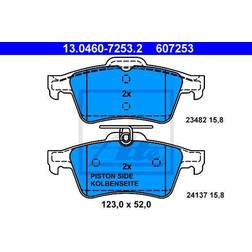 ATE 13.0460-7253.2 bromsbeläggsats, skivbroms