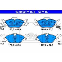 ATE 13.0460-7115.2 bromsbeläggsats, skivbroms