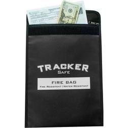 Tracker Safe 15 .5 Fire and Water Resistant Bag for Security Safes - Small, Black