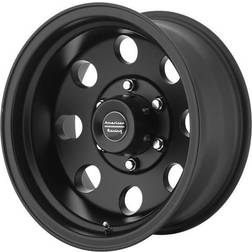 American Racing Baja 15 8 Wheel Automotive Rim with 5 on 4.5 Bolt Pattern Black