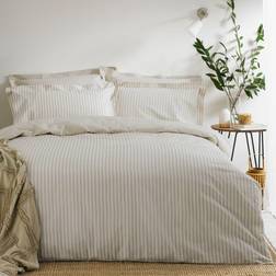 The Linen Yard naturliga Påslakan Beige, Gul, Natur