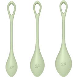 Satisfyer Yoni Power 2 Balls Training Set Light Green