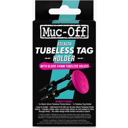 Muc-Off Stealth Tubeless Tag Holder & Valve Kit 44mm