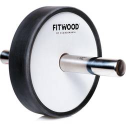 Fitwood Kjerag Ab Wheel Wit Hout Roestvrijstalen Handvat Zwarte Ring