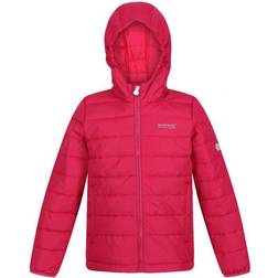 Regatta Kid's Helfa Insulated Quilted Hooded Jacket - Berry Pink (RKN100)