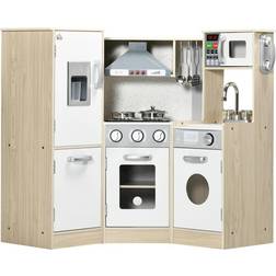 Homcom Kids Corner Kitchen with Sound & Light