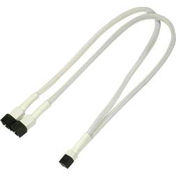 Nanoxia Splitter blæser 3 pin Molex hun pin Molex han