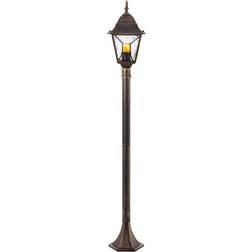 Rosalind Wheeler Cavedon Gold/Black Lamp Post 120cm