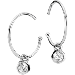 Izabel Camille Passion Earrings - Silver/Transparent