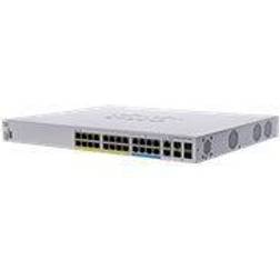 Cisco Business 350 Series CBS350-24NGP-4X 16 Ports + 2 x Combo 10 Gigabit SFP+ RJ-45 + 2 x 10 Gigabit SFP+ (375 W)