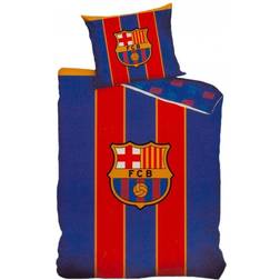 FC Barcelona Single and Pillow Case Duvet Cover Red, Blue, Multicolour