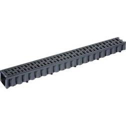 ACO Hexaline 2.0 Plastic Channel Black
