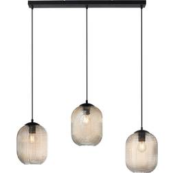 Paul Neuhaus Shitake Amber/Black Pendellampa 86cm