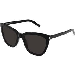Saint Laurent SL 548 SLIM 001, BUTTERFLY Sunglasses, FEMALE