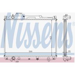 Nissens 64196A radiator, motorkylning