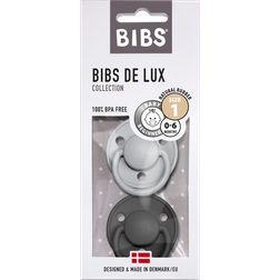 Bibs 2 pk. De Lux str. 1 cloud/black