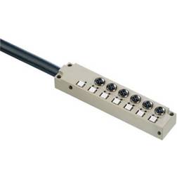 Weidmüller Sensor-actuator passiv distributionsbox, M8, Fixed kabel version, 10 m SAI-6-F 3P M8 L 10M