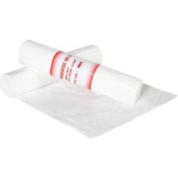 Affaldsposer, 30 L, my, hvid, rulle a 100 30L