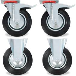 vidaXL 24 pcs Casters 200 mm