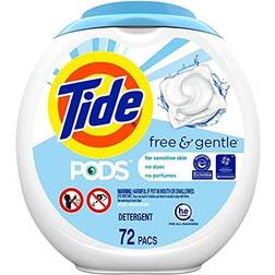 Tide Pods Free and Gentle 72-Count HE Laundry Detergent