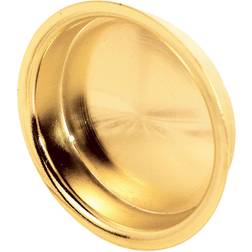 Prime-Line Prime-Line 2-1/8 In. Stamped Steel Bright Brass By-Pass