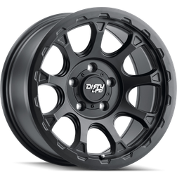 Life Drifter 9307 Series Wheel, 17"x8.5", 5X5 Bolt Pattern, 4.51" Back Spacing, Matte Black