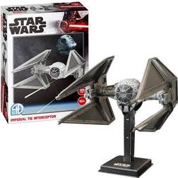 Star Wars Imperial TIE Interceptor Fighter 3D Model Kit