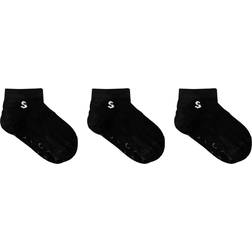 Stuckies Sneaker Socks 3-pack - Black