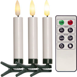 Star Trading Flamme White Luci dell'Albero di Natale 10 Lampade