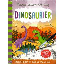 Magisk vattenmålning - Dinosaurier (Spiral)