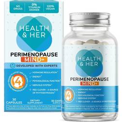 Health & Her Perimenopause Mind+ Multi Nutrient Support Supplement 30 Stk.