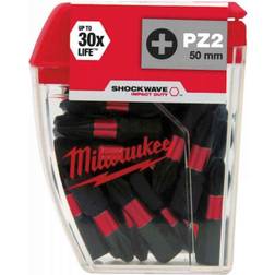 Milwaukee SHOCKWAVE TX40 25mm Impact Screwdriver Bit Box Pack of 25