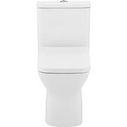 Swiss Madison Carre Collection SM-1T276 One-Piece Elongated Toilet Dual-Flush 1.1/1.6 gpf with 10"