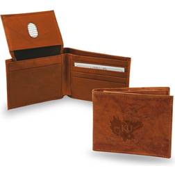 NCAA Kansas Jayhawks Rico Industries Embossed Leather Billfold Wallet