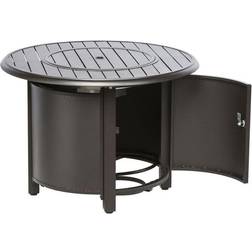 Alfresco Bay Ridge 36 Round Aluminum Propane Gas Fire Pit