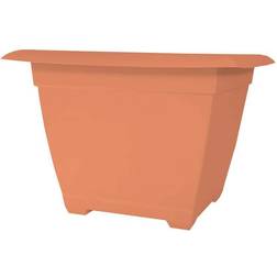 Bloem 15 Dayton Resin Square Deck Box Planter Coral